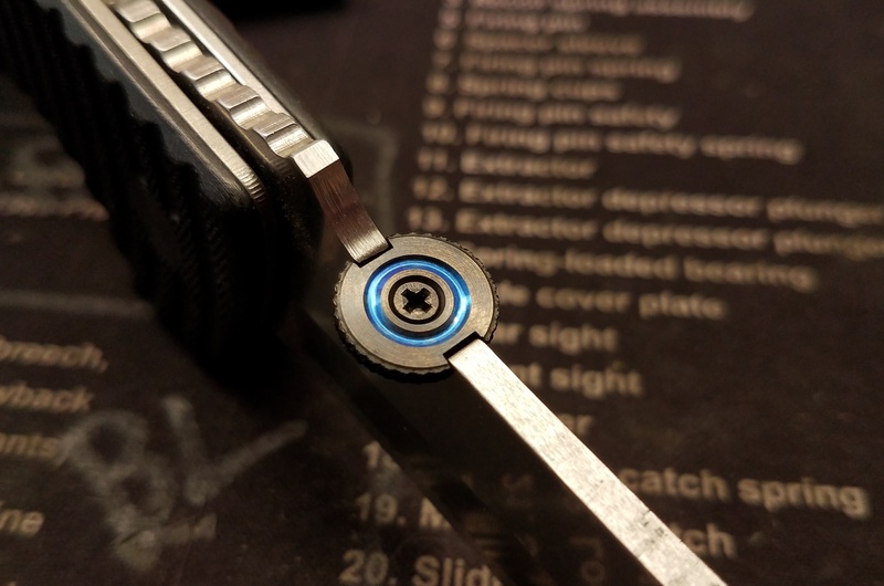 "Thin Blue Line" Zirconium Monster Disk image