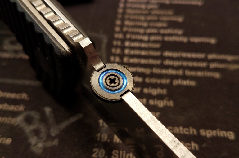 "Thin Blue Line" Zirconium Monster Disk image
