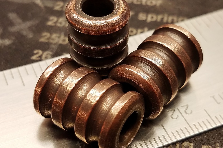 Aged Copper Monster Ringer Beads image